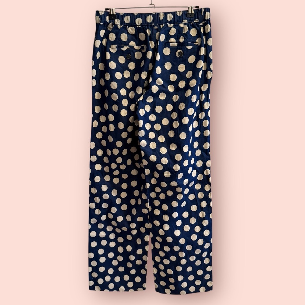 J. Crew Harbor pant in dot linen - Picture 5 of 8